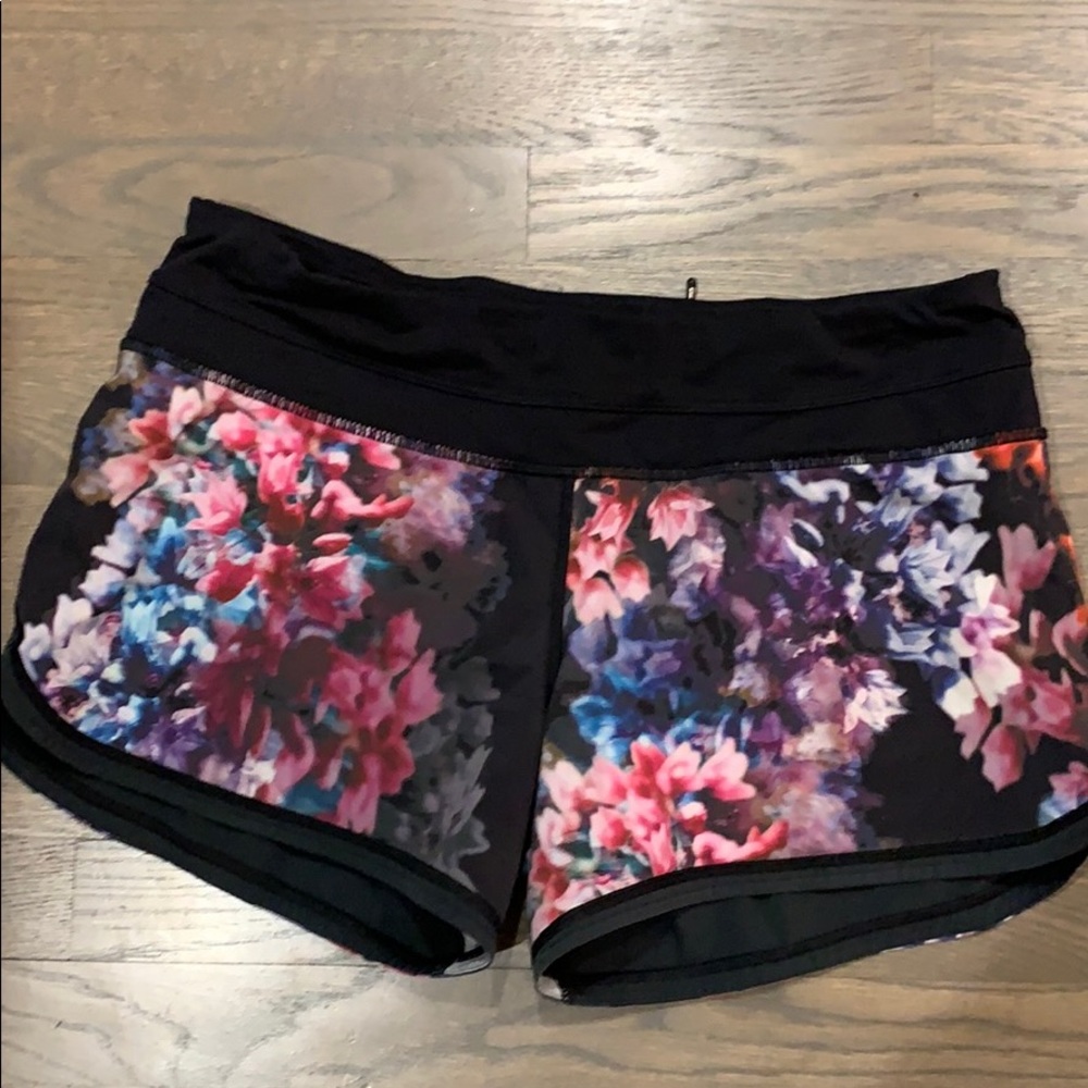 Lululemon floral shorts